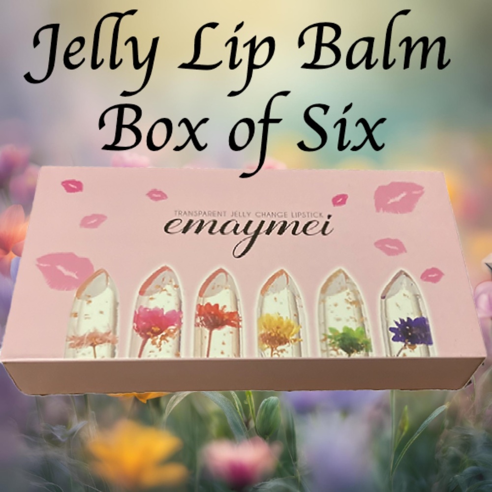 Set of my 6 Jelly Lipstick/Lip Balm -  Color Changing Moisturizing Gloss